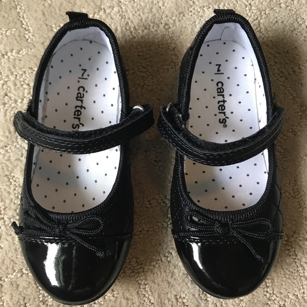 Carters Black Ballet Flats